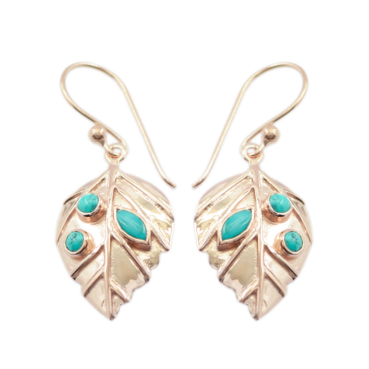 Katharina Turquoise Featherlight Earrings for Everyday Glam Turquoise Blue Dangle
