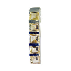 Victoria Unique Gemstone Pendant India - Colorful Elegance Citrine Yellow Yellow