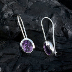 Nora Unique Purple Dangle Jewelry Earrings