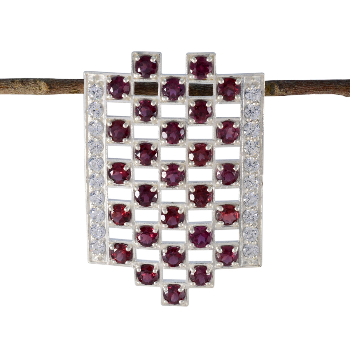 Victoria Red Pendant - Stunning Gemstone Jewelry Garnet Red Red