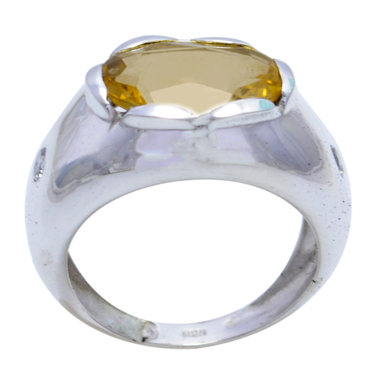 Fernanda Victorian Yellow Solitaire Ring for Glam Style