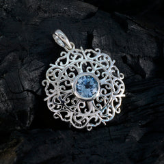 Nayara Vintage Dainty Blue Pendant for Everyday Glam