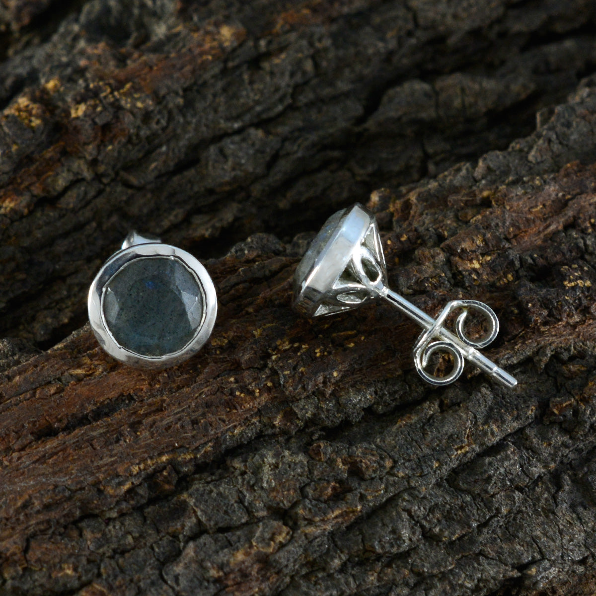 Violet Grey Stud Earrings from Violet for Everyday Glam