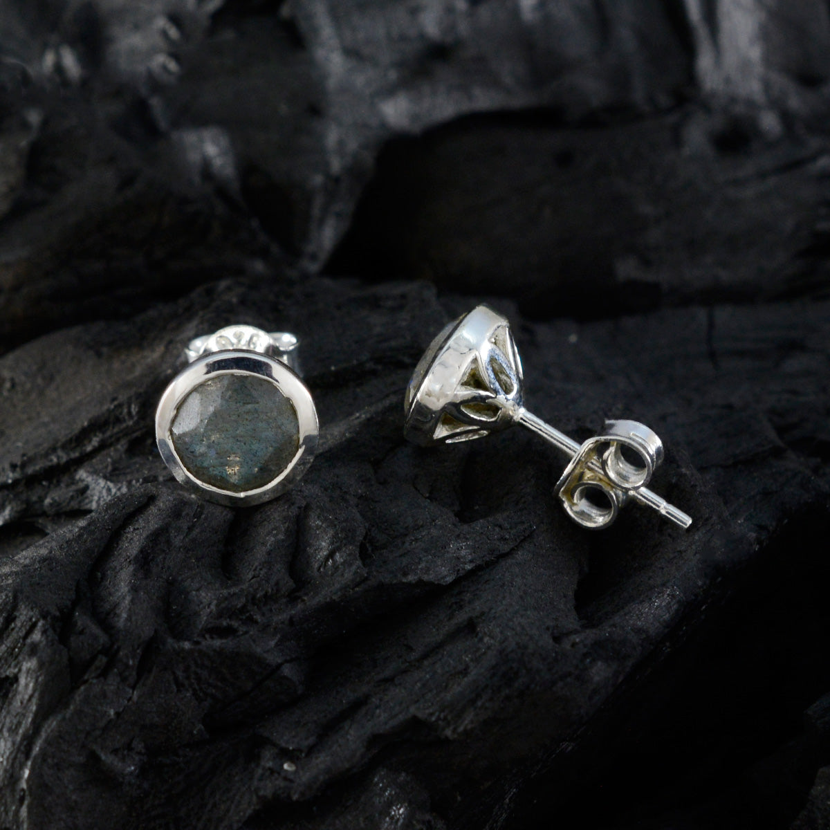 Violet Grey Stud Earrings from Violet for Everyday Glam