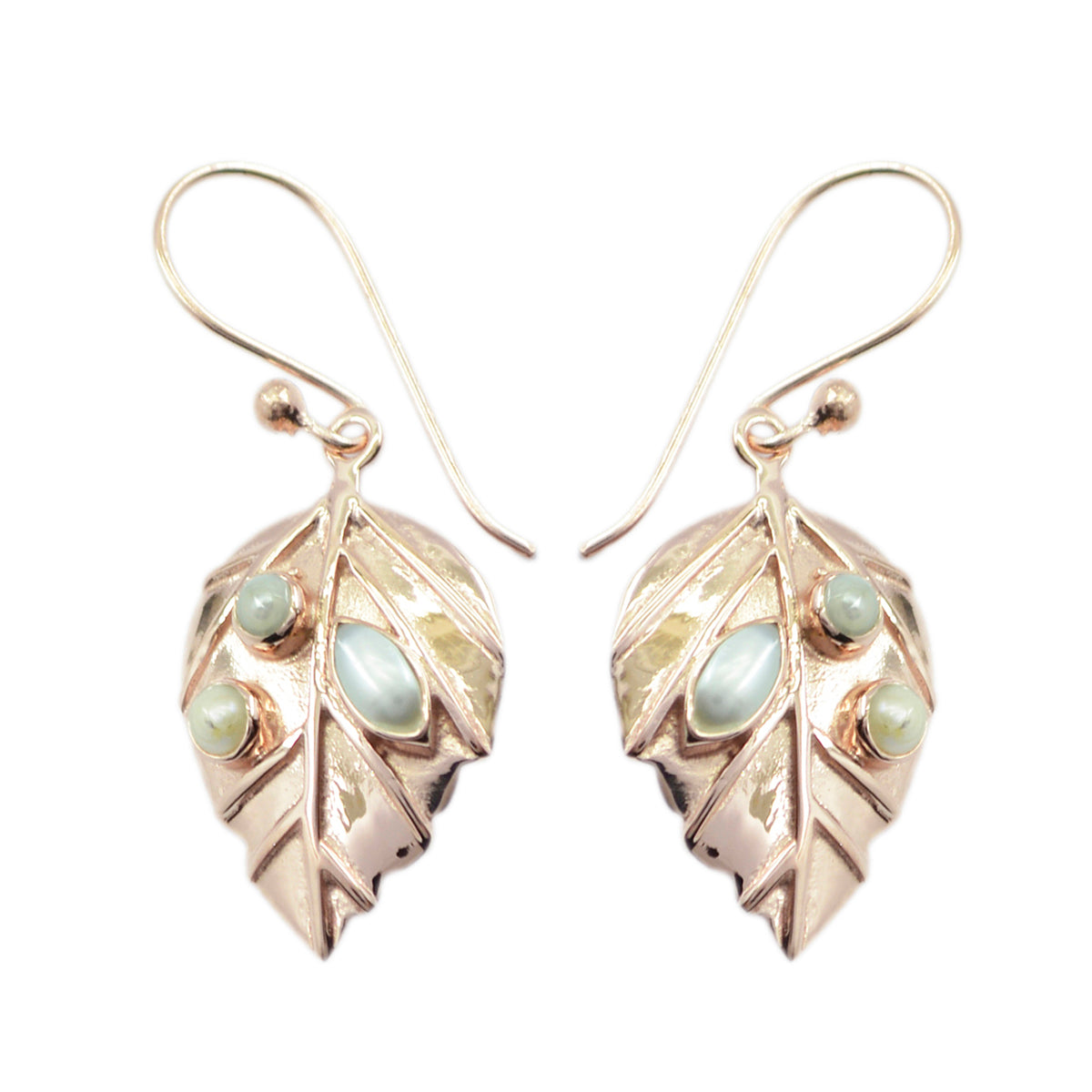 Julia White Featherlight Earrings for Chic Style Pearl White Dangle