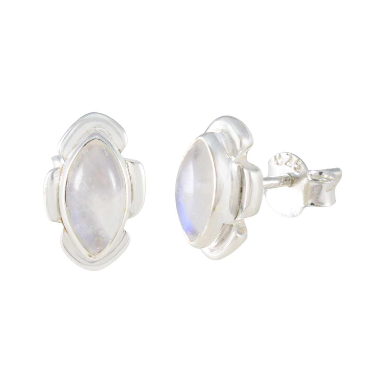 Luisa White Gemstone Earrings for Everyday Glam