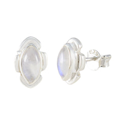 Luisa White Gemstone Earrings for Everyday Glam