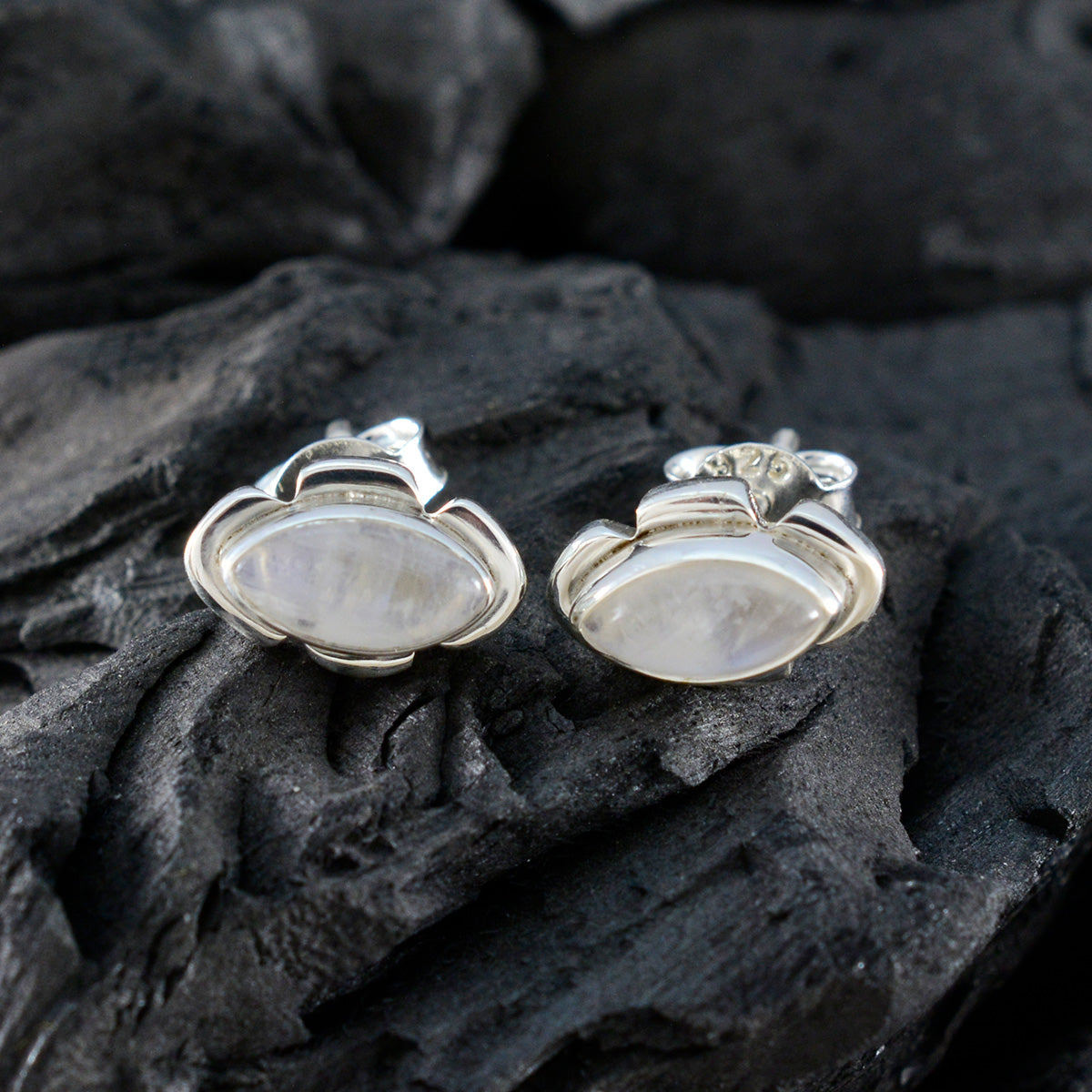 Luisa White Gemstone Earrings for Everyday Glam