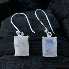 Aisha White Solitaire Dangle Earrings for Every Occasion