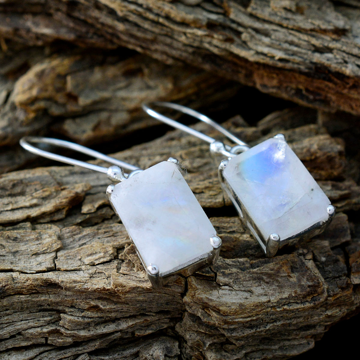 Aisha White Solitaire Dangle Earrings for Every Occasion