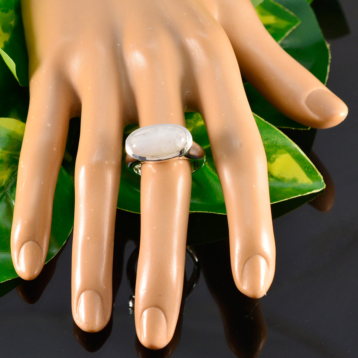 Isla White Solitaire Ring for Everyday Elegance