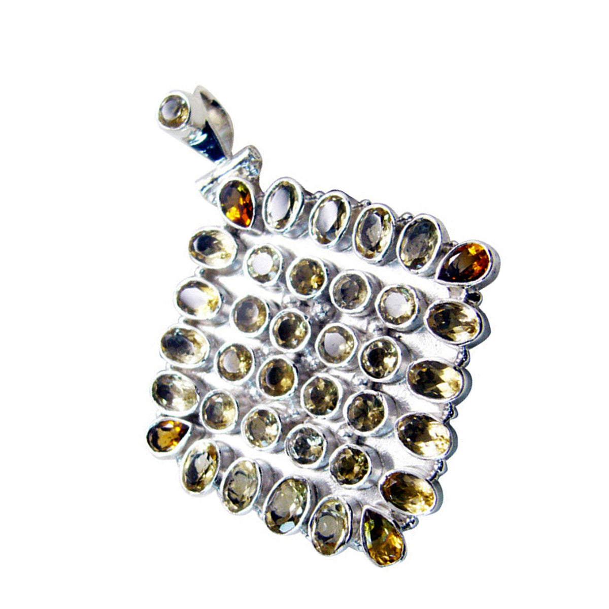 Ana Yellow Chunky Pendant for Stylish Statement Jewelry