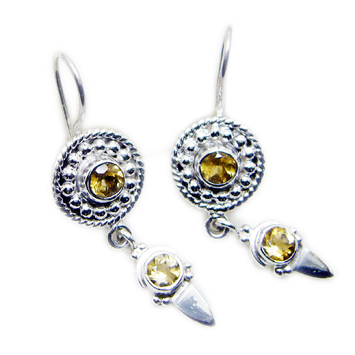 Elena Yellow Dangle Earrings India for Everyday Glam