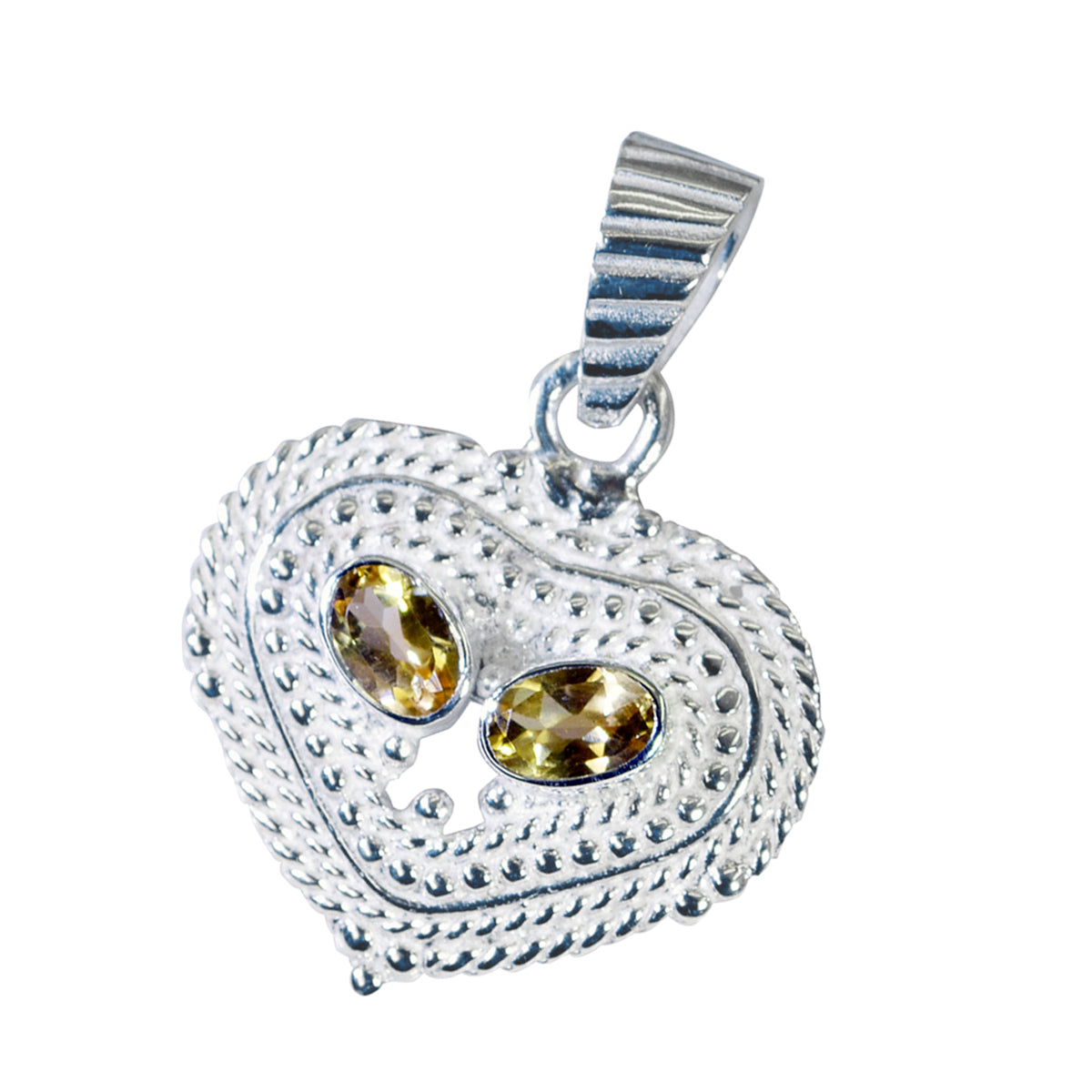 Hannah Yellow Romantic Featherlight Pendant