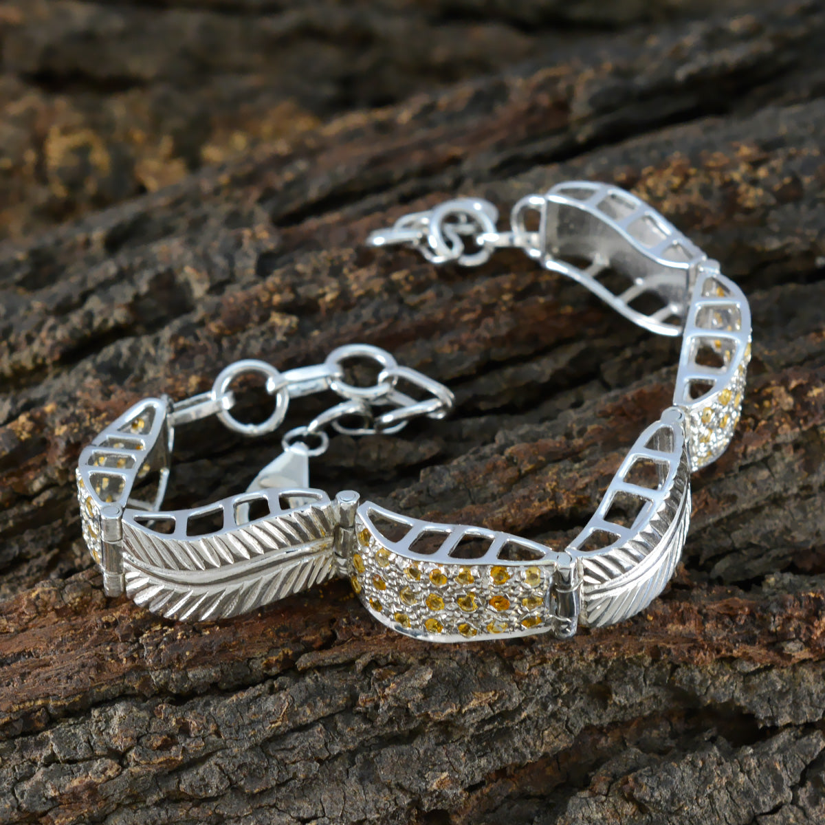 Evelyn Yellow Tennis Bracelet for Everyday Glam